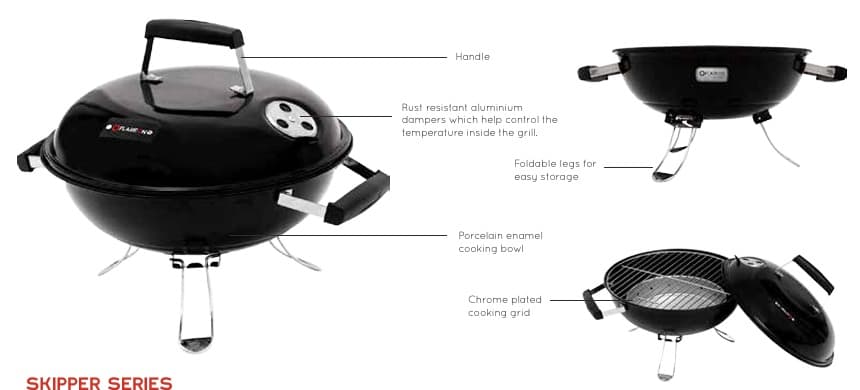 Skipper Series Compact BBQ Grill