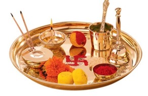 Brass Puja Thali Set