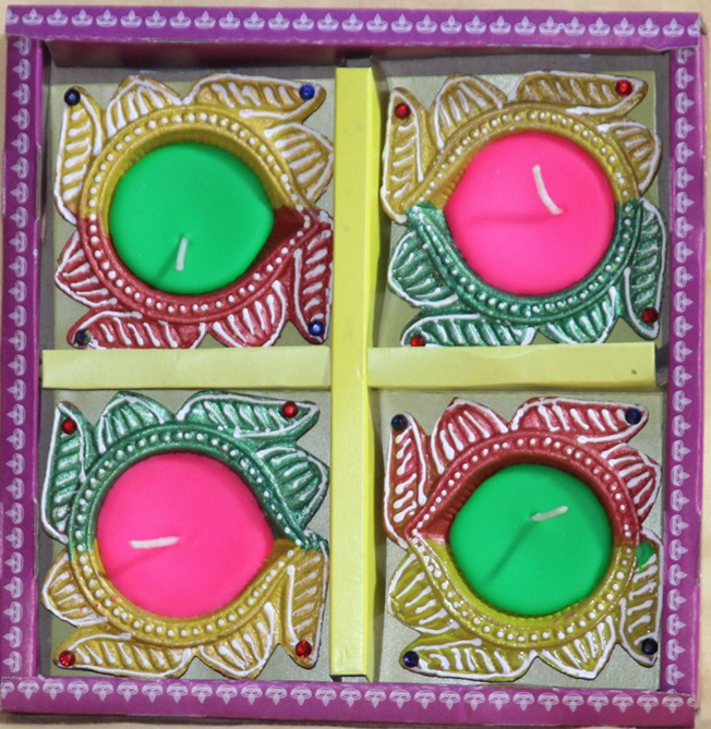 Flower Candle Diyas Collection