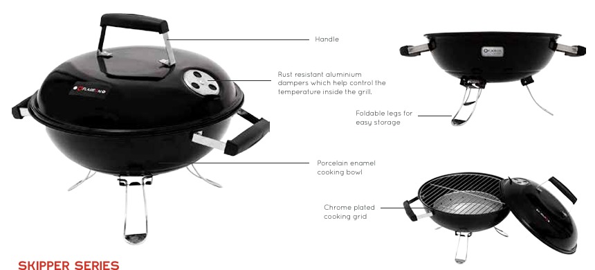 Skipper Series Compact BBQ Grill